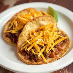 Crispy Beef and Cheese Tacos
