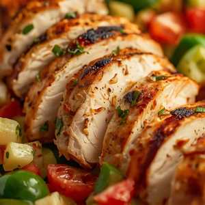 Israeli Salad & Grilled Chicken