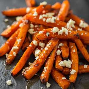 Sweet Potatoes with Honey and Blue Cheese