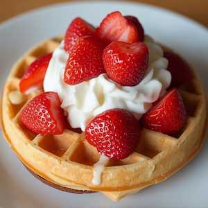 Strawberry Cheesecake Waffle