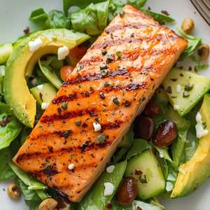 Grilled Salmon Salad