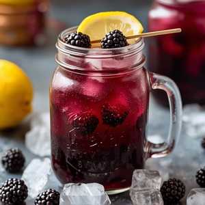 Blackberry Bourbon Lemonade