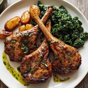 Spice Roasted Lamb Rib Chops
