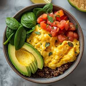 Quinoa Scramble Bowl