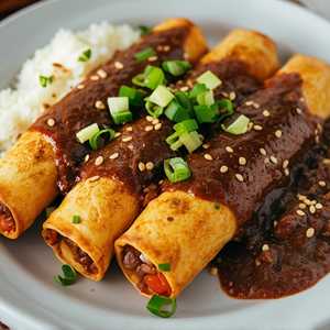 Enchiladas En Mole