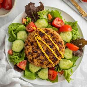 House Made Veggie Burger Salad