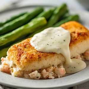 Crab Meat Stuffed Haddock