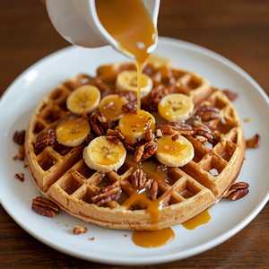 Gluten-Free Salted Caramel Waffle