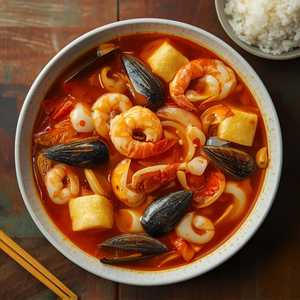 Seafood Tofu Soup