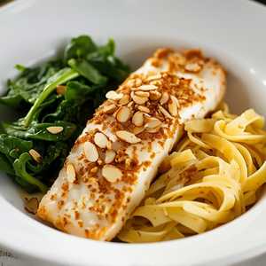 *Grilled Or Almond Encrusted White Fish