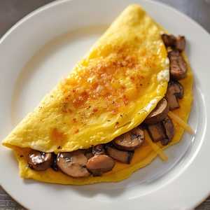 Mushroom & Cheese Omelet