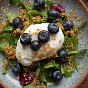 Burrata & Blueberries