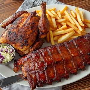 Chicken & Rib Platter