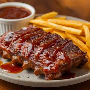 BBQ Spare Ribs Lunch