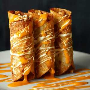 Salmon Tartare Flautas