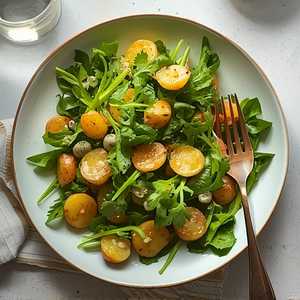Simple Salad of Baby Mixed Greens