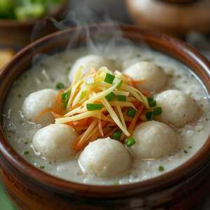 Fresh Fish Paste Congee 生滚顺德鱼滑粥