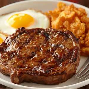 1 LB. PORTERHOUSE STEAK & EGGS