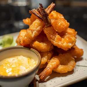 Mushroom Shrimp Tempura