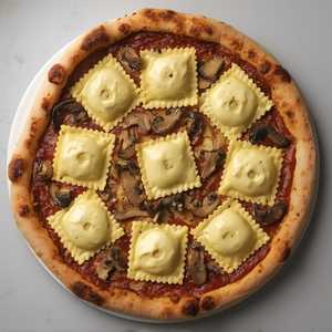 Ravioli Pizza