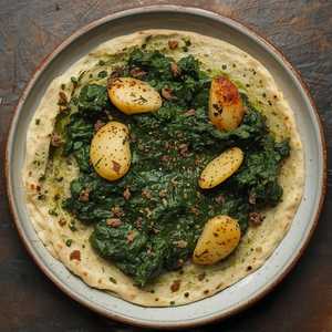 Spinach Masala Dosa
