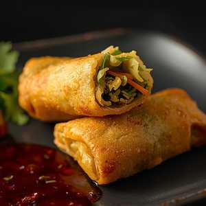 Por Pia Tod (Crispy Vegetable Spring Rolls)