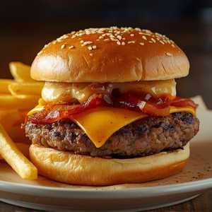1/2 & 1/2 Burger