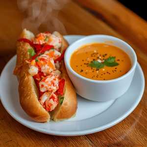 LOBSTER ROLL & CUP OF BISQUE