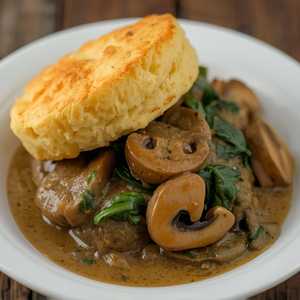Vegetarian Biscuit & Gravy