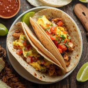Tacos De Machacado (3pcs)