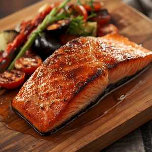 Roasted Alaskan Sockeye Salmon
