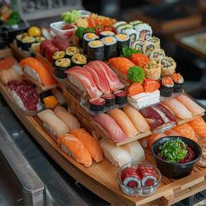 Nikki Beach’s Famous Sushi Boat