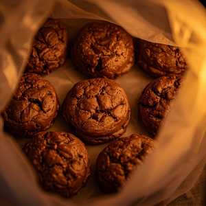 Italian chocolate-almond cookies – bag of 6
