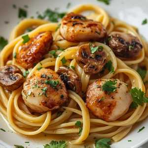 Linguine Scallops