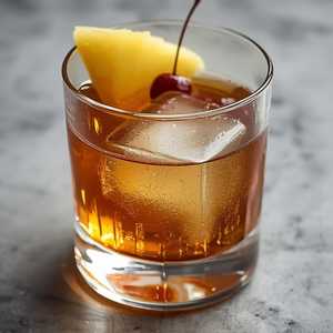Caramelized Pineapple Old Fashioned