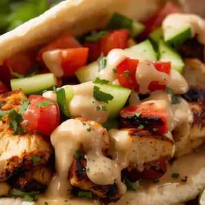 Chicken Kabob Pita