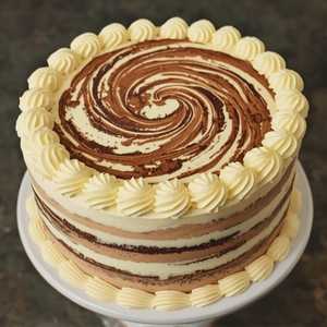 9\" 3-Layer Marble Cake