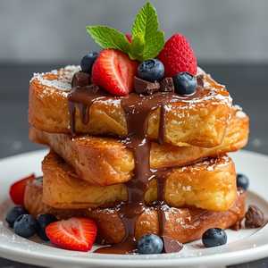 Crispy Croissant French Toast