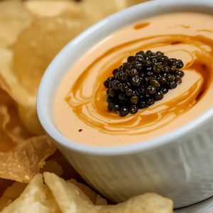Caviar* and Caramelized Onion Dip