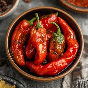Roasted Hot Peppers