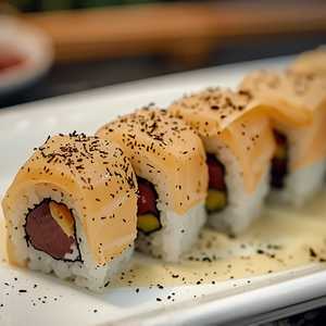 Truffle Yellowtail Roll