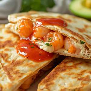 Spicy Shrimp Quesadilla