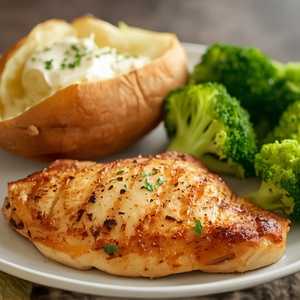 Grilled Chicken Breast Dinner