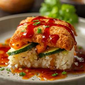 Veggie Tempura Musubi