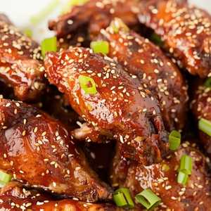 Bourbon Chicken Wings