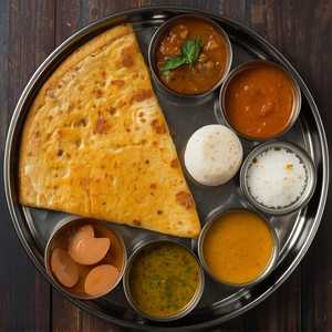 Chef's Special Thali / With Rava Masala