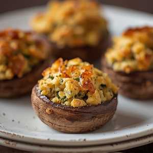 Stuffed Mushroom Caps