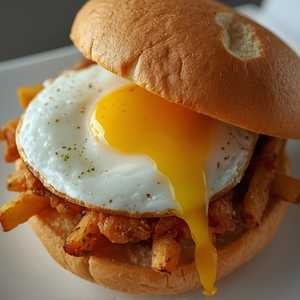 Frita a Caballo with Fried Egg