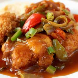 Smothered Chicken Combo