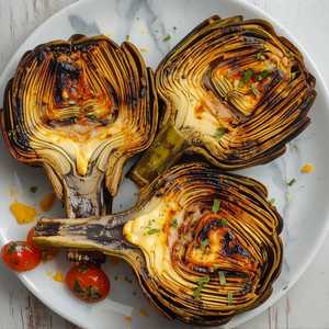 Citrus Charred Artichokes